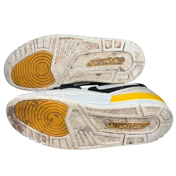 {Nike Air Jordan Legacy 312 Low Pale Vanilla University Gold Yellow Chicago 11.5 - Picture 6 of 9
